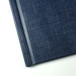 Hardcover Leinenstruktur blau